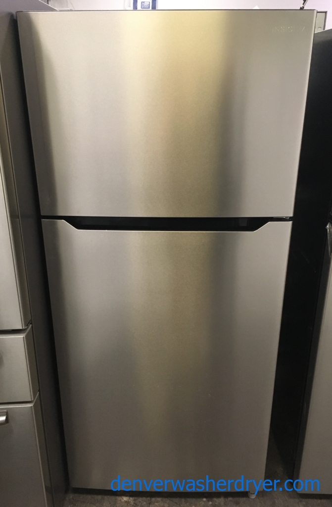 Large Images for NEW!! Insignia TopMount Refrigerator, Stainless