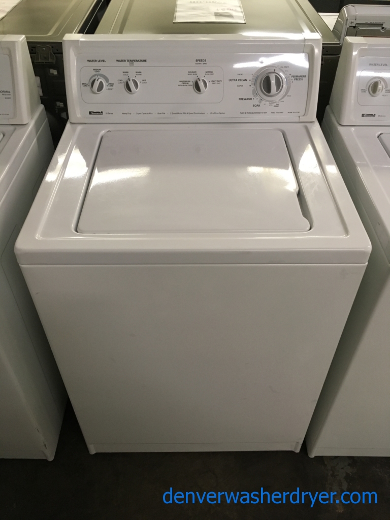 Kenmore 70 Series Washer, Heavy-Duty, Agitator, 3.2 Cu.Ft. Capacity, Ultra Rinse System, Quality Refurbished, 1-Year Warranty!