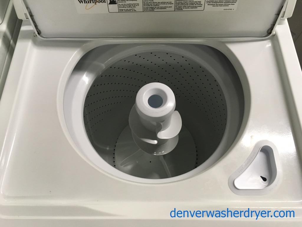 Wonderful Whirlpool Washer, Agitator, Extra-Rinse Option, 3.2 Cu.Ft. Capacity, Quality Refurbished, 1-Year Warranty!
