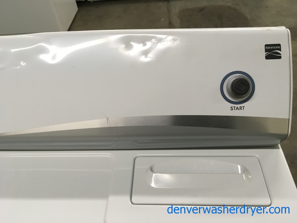 Kenmore “Flat-Back” Dryer, 29″ Wide, Electric, 6.0 Cu.Ft. Capacity, Quality Refurbished, 1-Year Warranty!