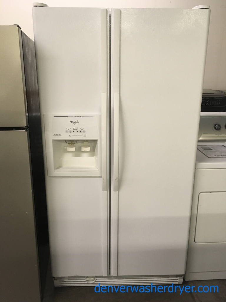 Large Images for Great SideXSide Whirlpool Refrigerator, White, 36