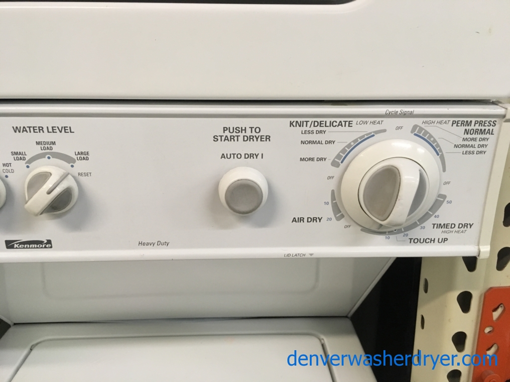 Large Images for Kenmore HeavyDuty Unitized Washer and Dryer, 220V, 24