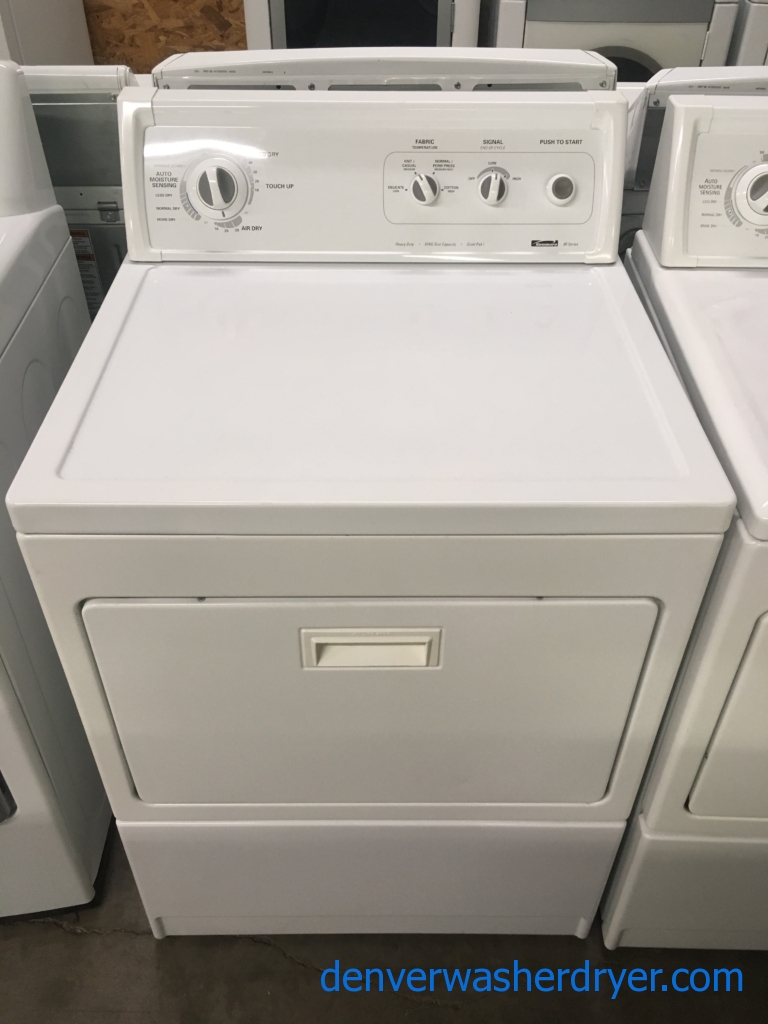 Large Images for Kenmore 80 Series Dryer, Electric, 27″ Wide, Wrinkle