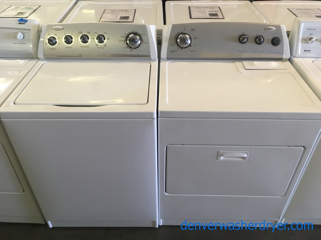 Large Images for HeavyDuty Whirlpool Washer and Dryer Set, Agitator