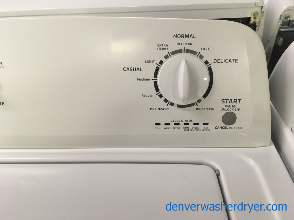 Large Images for Newer Admiral Top Load Washer, Agitator, 3.6 Cu.Ft