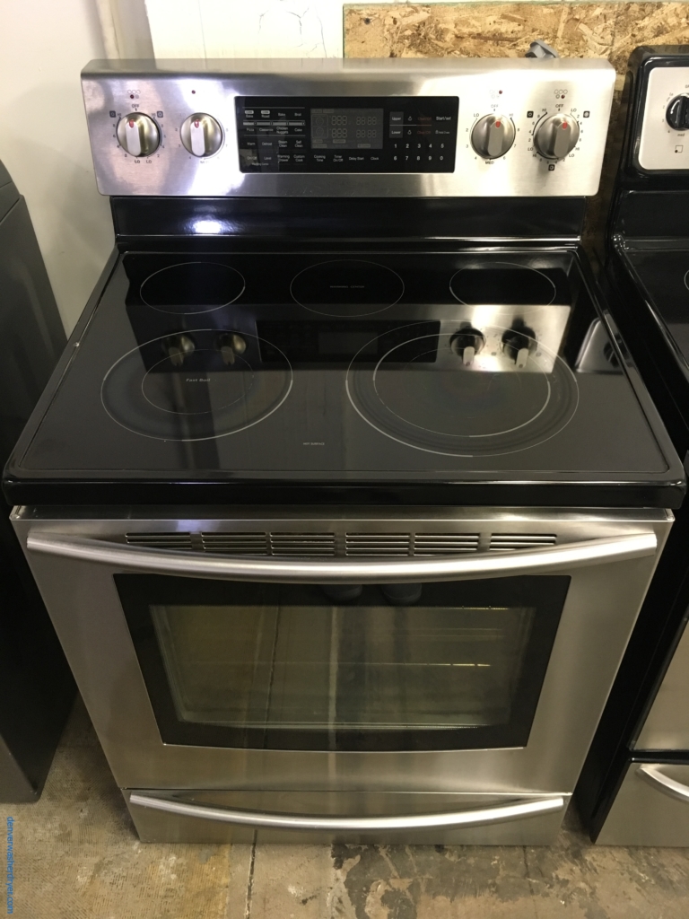 Large Images for Newer SAMSUNG Stainless Range, GlassTop, Steam/Self