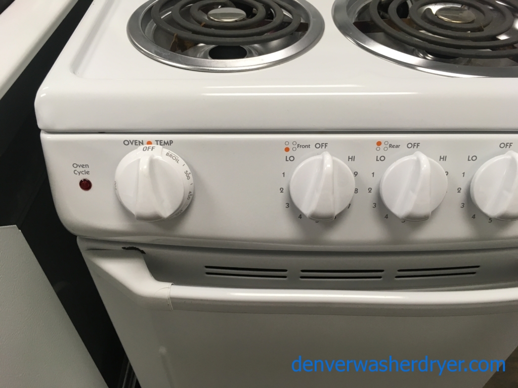 Large Images for FreeStanding White Hotpoint Range, Electric, 4 Coil