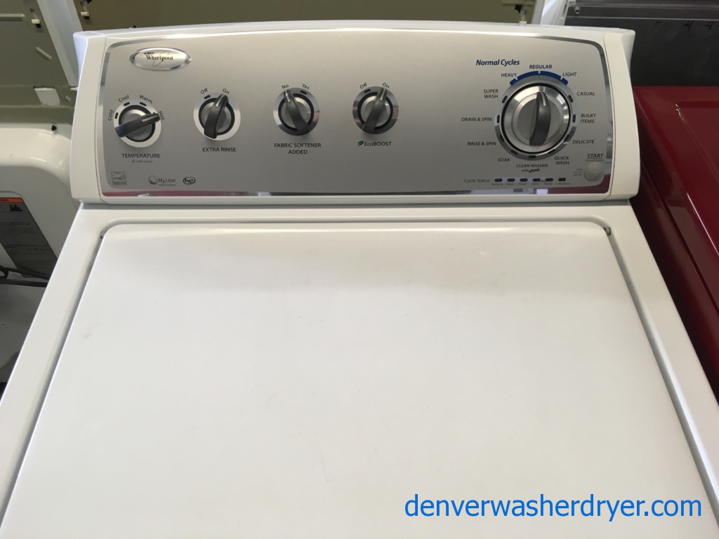 Large Images for Whirlpool TopLoad Washer, HE, WashPlate Style, Auto