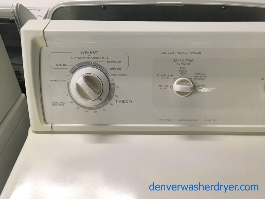 Heavy-Duty Kenmore ELITE Electric Dryer, 27″ Wide, Wrinkle Guard Option, 6.5 Cu.Ft. Capacity, Quality Refurbished, 1-Year Warranty!