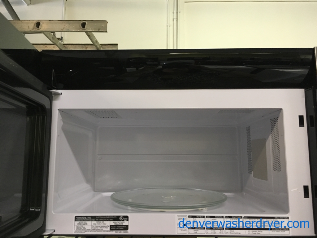 !NEW! Frididaire Over-the Range Microwave, Stainless, LED Lighting, 1.6 Cu.Ft. Capacity, 6 Programs, Convertible Vent, 1-Year Warranty