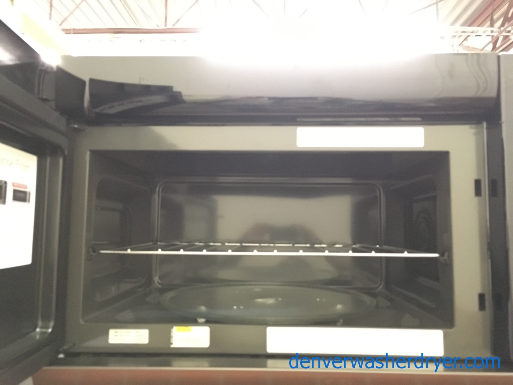 NEW! LG Black Stainless Microwave, Over-the-Range, 2.2 Cu.Ft. Capacity, LED Lighting, Sensor Cooking, Melt/Soften Featurem, 1-Year Warranty!