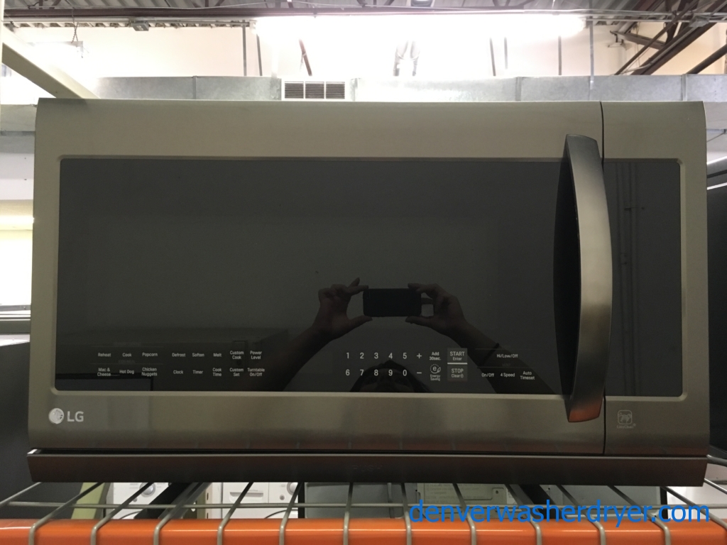 Large Images for NEW! LG Black Stainless Microwave, OvertheRange, 2.2