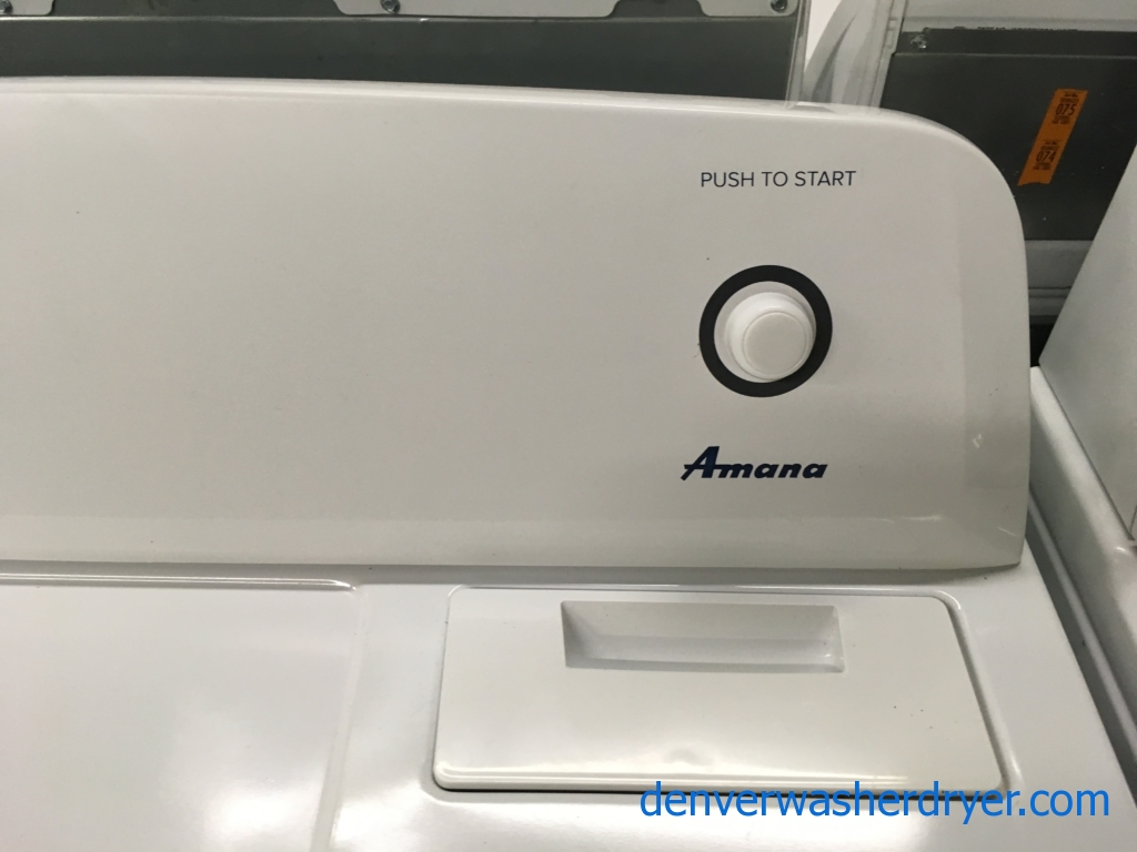 Amana 29″ Wide Dryer, Electric, Wrinkle Prevent Option, 6.5 Cu.Ft. Capacity, Barn Style Door, Quality Refurbished, 1-Year Warranty!