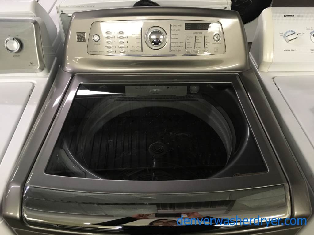 Large Images for NEW! Kenmore TopLoad Washer, Graphite, HE, 4.7 Cu.Ft
