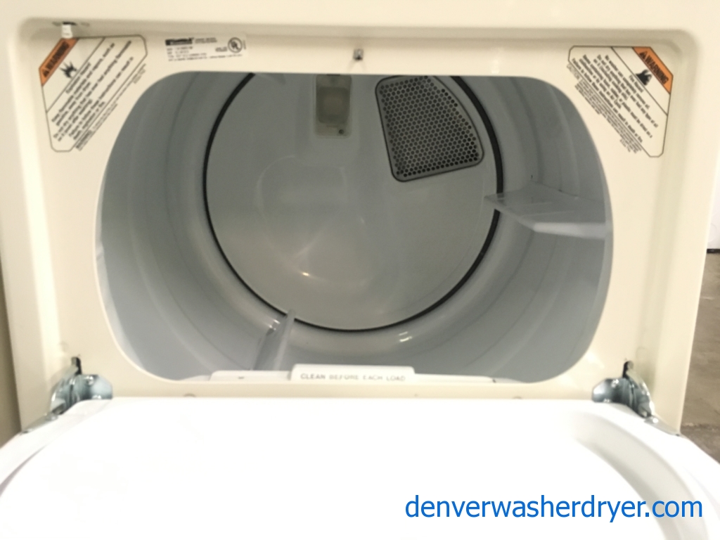 Heavy-Duty Almond Kenmore ELITE Dryer, Electric, 27″ Wide, Wrinkle Guard Option, 7.0 Cu.Ft. Capacity, Quality Refurbished, 1-Year Warranty!