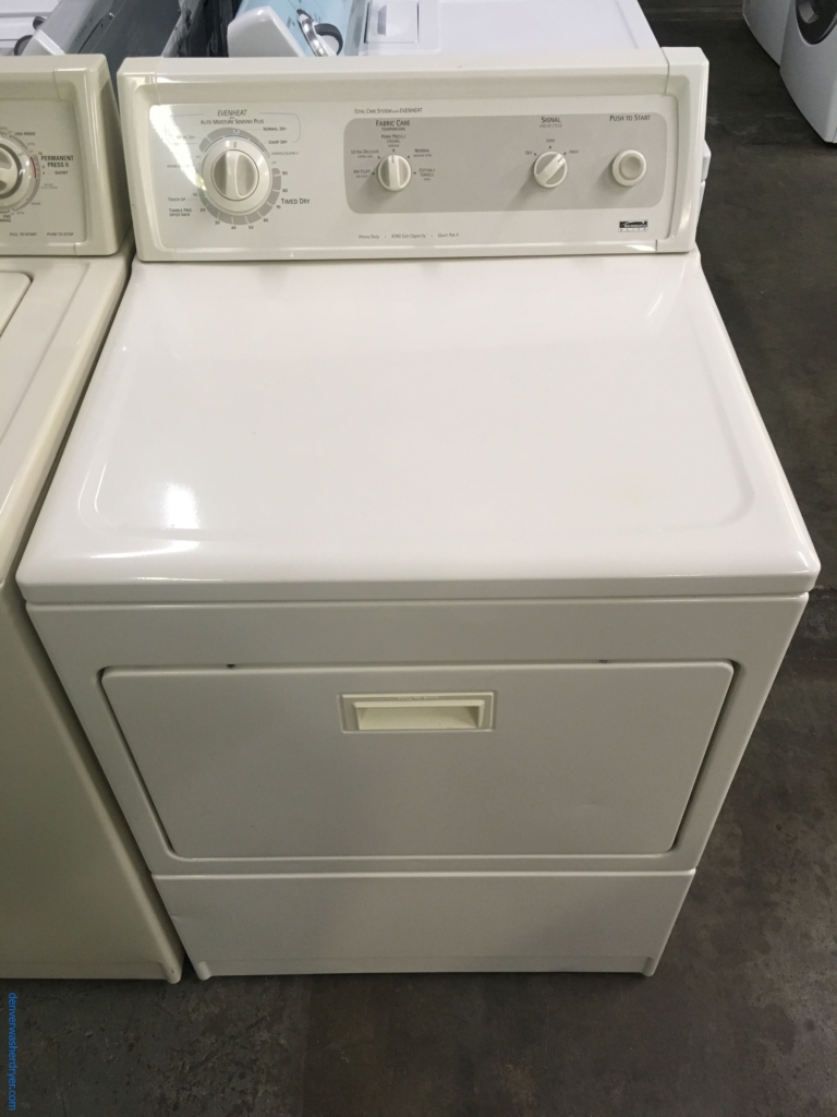 Heavy-Duty Almond Kenmore ELITE Dryer, Electric, 27″ Wide, Wrinkle Guard Option, 7.0 Cu.Ft. Capacity, Quality Refurbished, 1-Year Warranty!