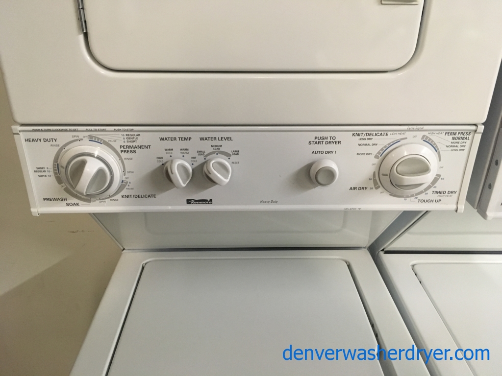 Large Images for Great 24″ Wide Kenmore Unitized Laundry Center, Heavy