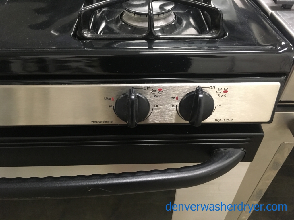 Large Images for GE Stainless Steel Gas Stove and GE Dishwasher