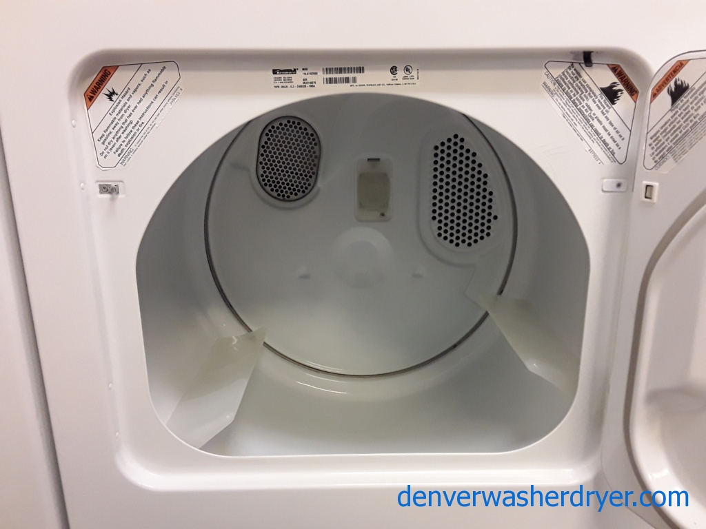 Kenmore 400 Series Dryer, Electric, Wrinkle Guard, 29″ Wide, Barn Style Door, 6.5 Cu.Ft. Capacity, Quality Refrubished, 1-Year Warranty!