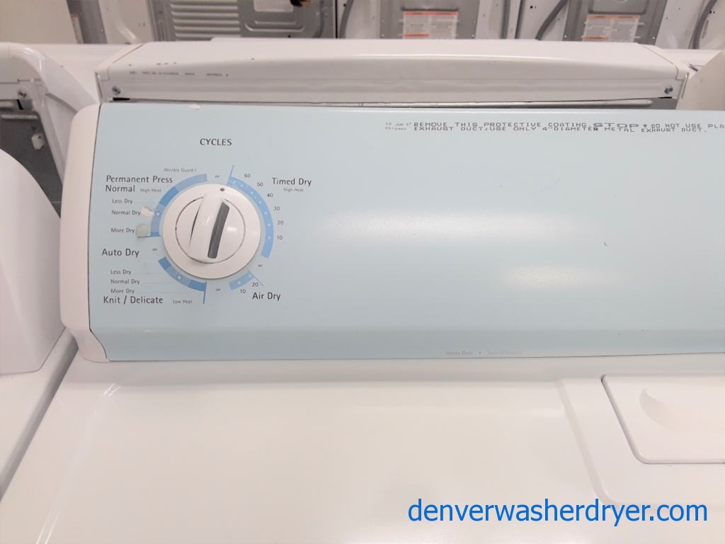 Kenmore 400 Series Dryer, Electric, Wrinkle Guard, 29″ Wide, Barn Style Door, 6.5 Cu.Ft. Capacity, Quality Refrubished, 1-Year Warranty!