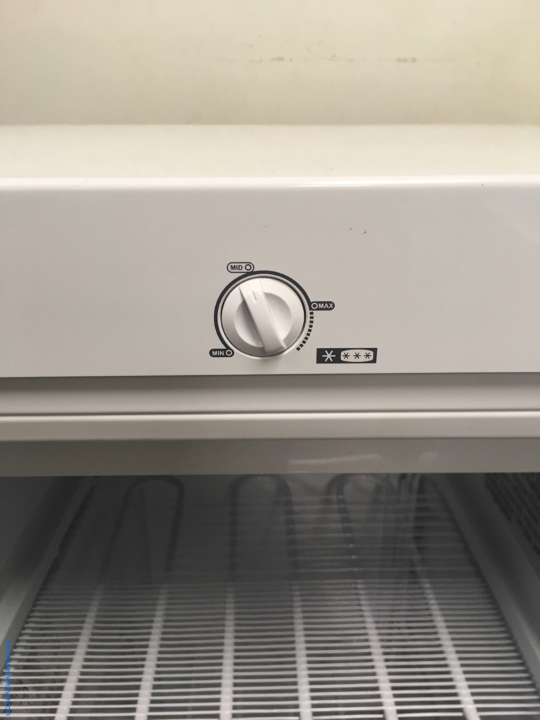 NEW! Insignia Upright White Freezer, 5 Built-In Shelves, 5.3 Cu.Ft. Capacity, Reversible Door Swing, 22″ Wide, 1-Year Warranty!