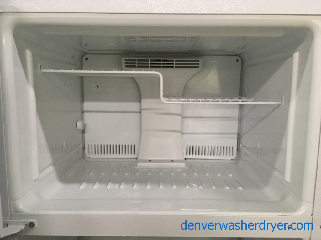 Large Images for Hotpoint TopMount Refrigerator, Textured White, 16.6 Cu.Ft. Capacity, Glass