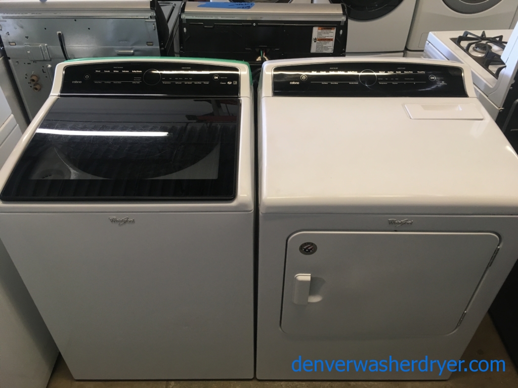 Large Images for Beautiful Whirlpool Cabrio Washer and Dryer Set, HE