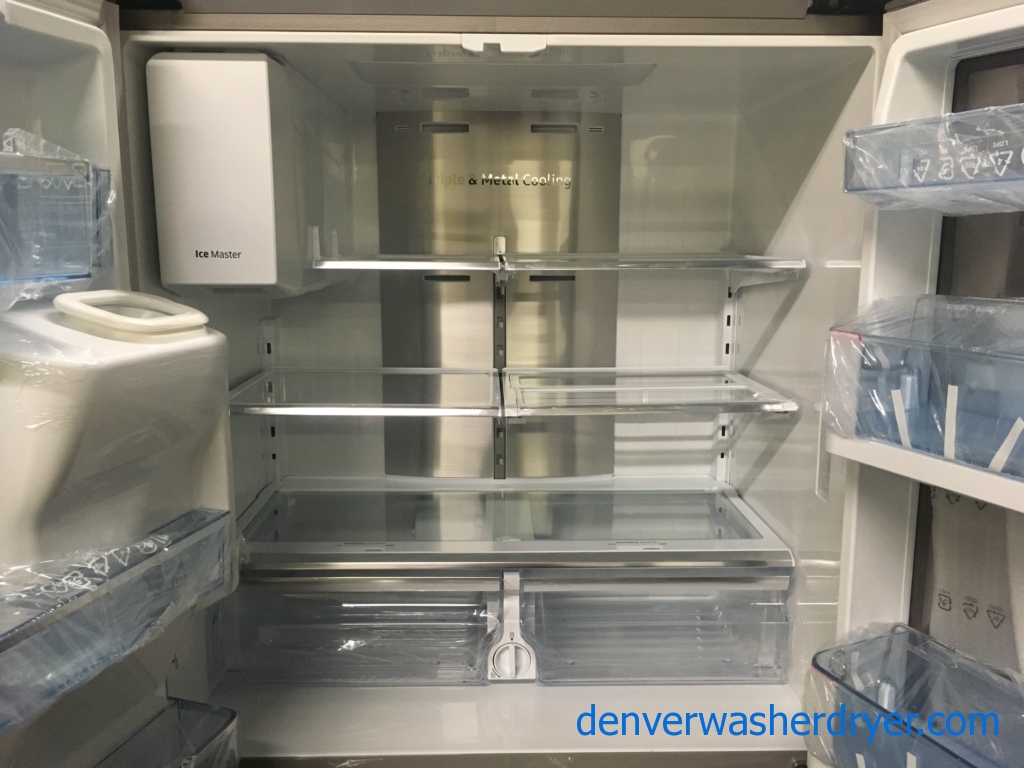 Large Images for NEW!! SAMSUNG French4 Door Refrigerator, Stainless, FlexZone, Food Showcase