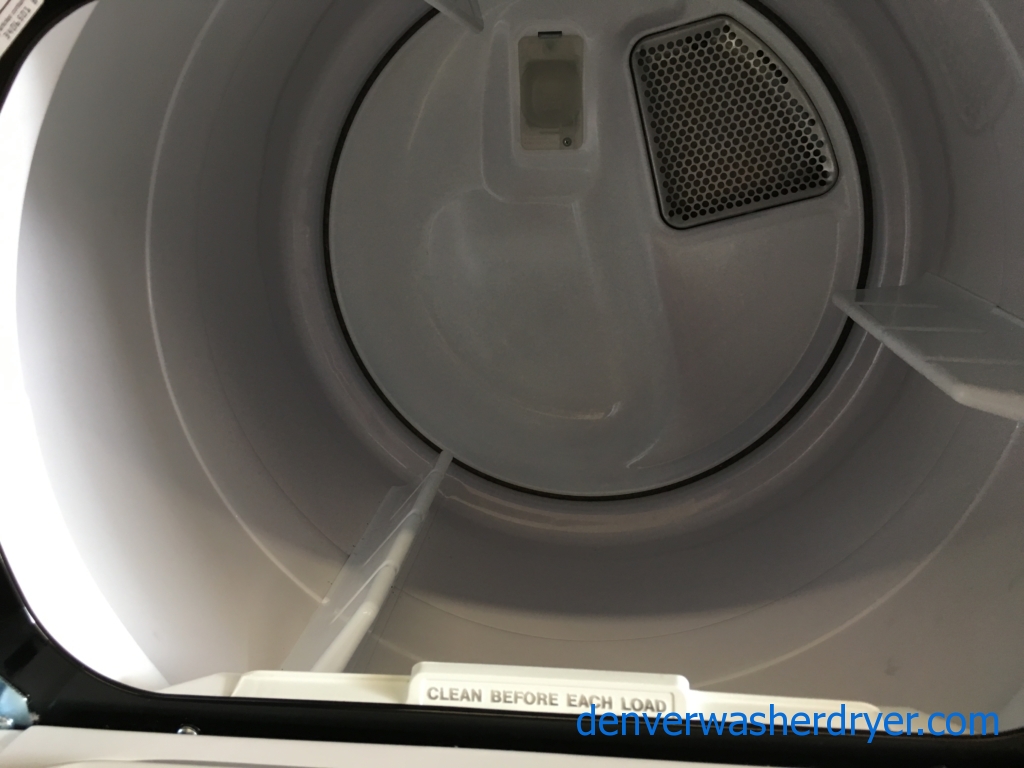 Rare Black Whirlpool Direct-Drive Washer Dryer Set, Electric, Quality Refurbished, 1-Year Warranty