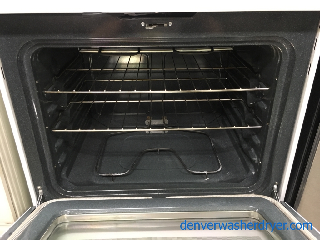 GE White Free-Standing Range, 4 Coil Burners, Self-Cleaning, Storage Drawer, 5.0 Cu.Ft. Capacity, Quality Refurbished, 1-Year Warranty!