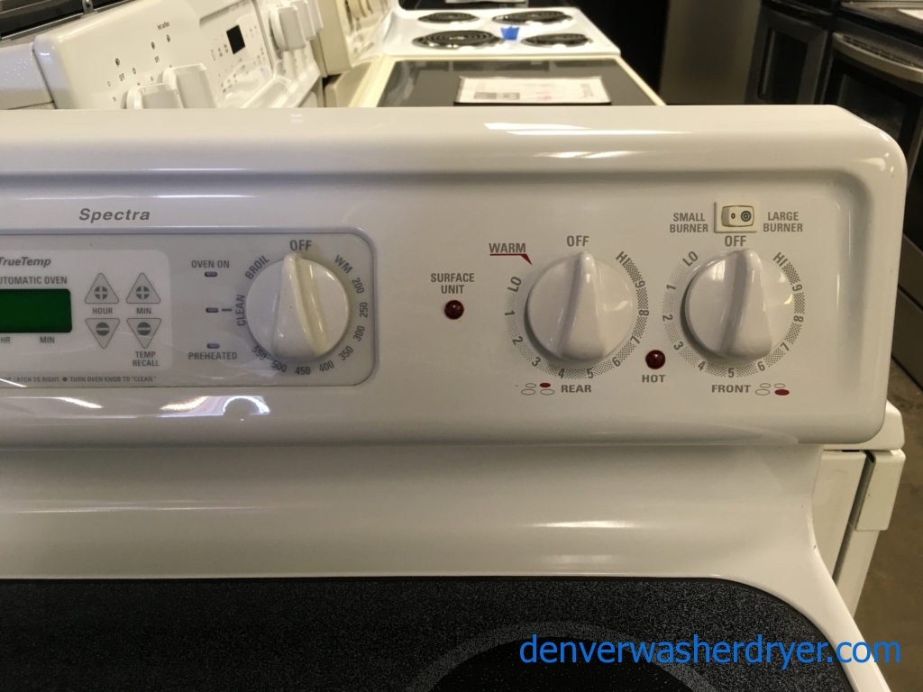 GE, Kenmore and Whirlpool Glass-Top Ranges, Quality Refurbished