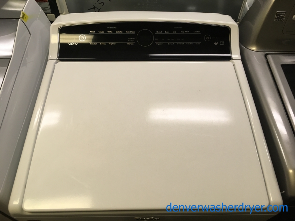 Large Images for Wonderful Whirlpool TopLoad Washer, HE, WashPlate