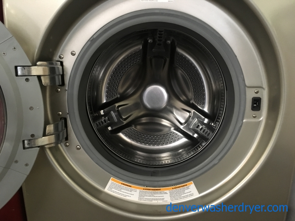 Large Images for LG FrontLoad Washer and Dryer, Titanium, HE, Electric