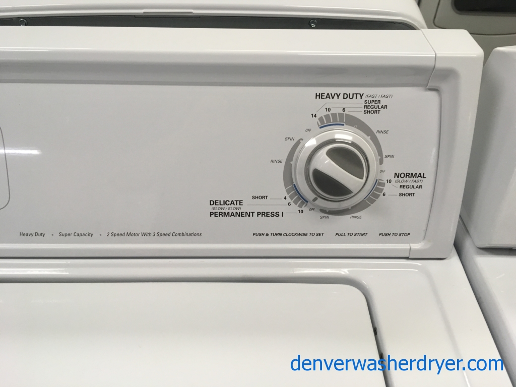Large Images for Kenmore TopLoad Washer, Agitator, HeavyDuty, 3.6 Cu.Ft. Capacity, 27″ Wide