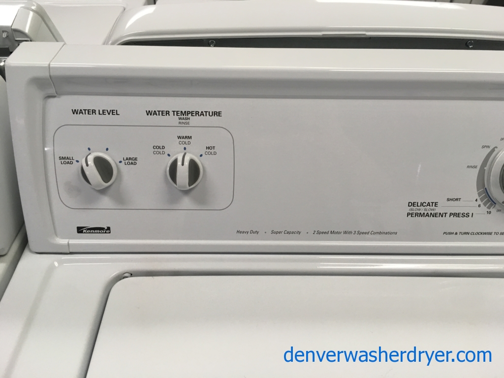 Large Images for Kenmore TopLoad Washer, Agitator, HeavyDuty, 3.6 Cu