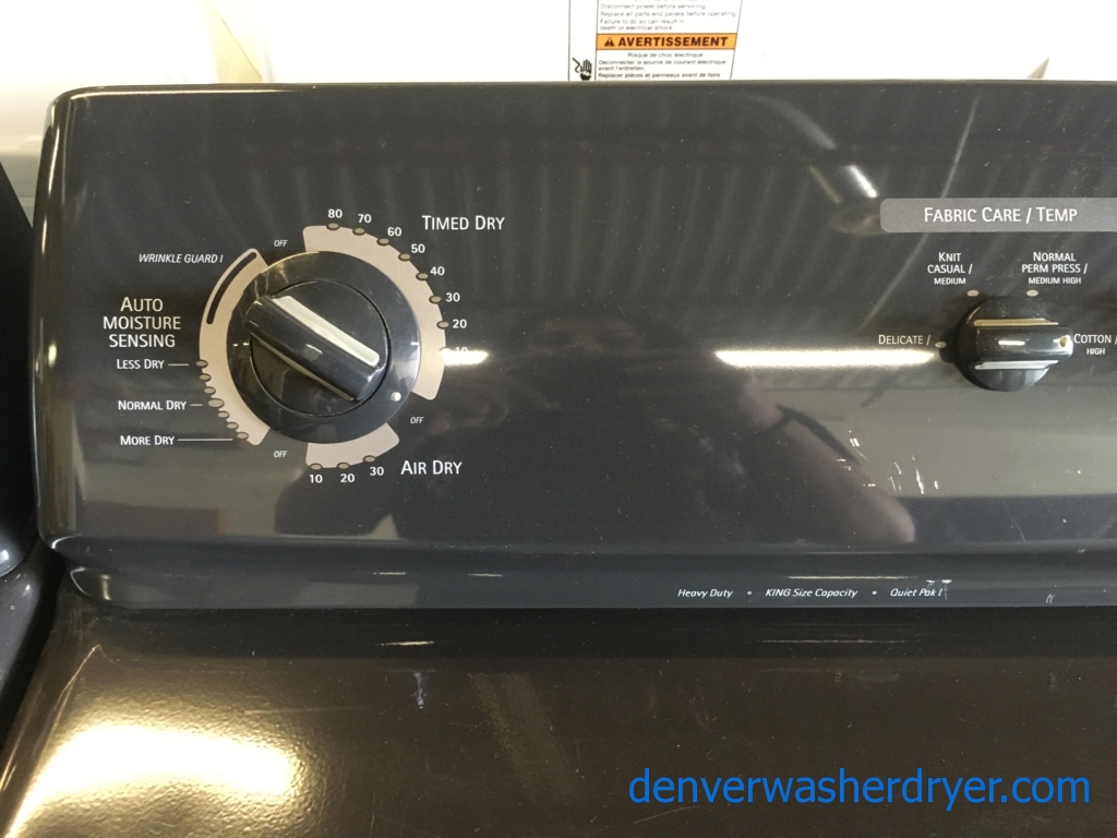 Large Images for Kenmore ELITE Charcoal Set, Electric, Agitator, Auto