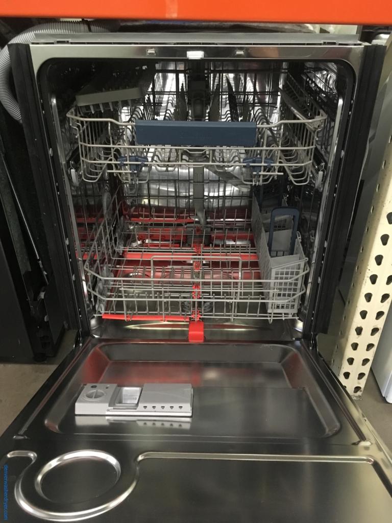Black Stainless SAMSUNG Dishwasher, 24″ Wide, Built-In, 2 Racks, Rinse-Aid, ZoneBooster, Energy-Star Rated, Touch Controls, Whirlpool Top Mount Stainless Steel Refrigerator,  Quality Refurbished, 1-Year Warranty!