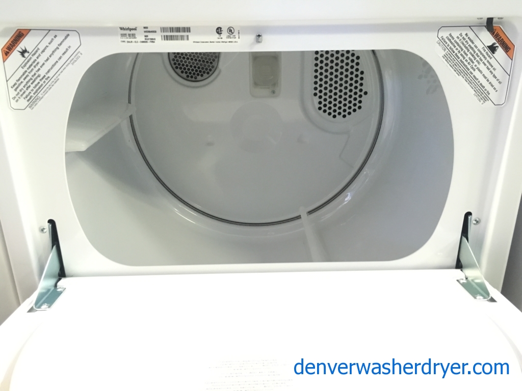 Whirlpool Top-Load Washer and Dryer Set, Agitator, Quality Refurbished, 1-Year Warranty!