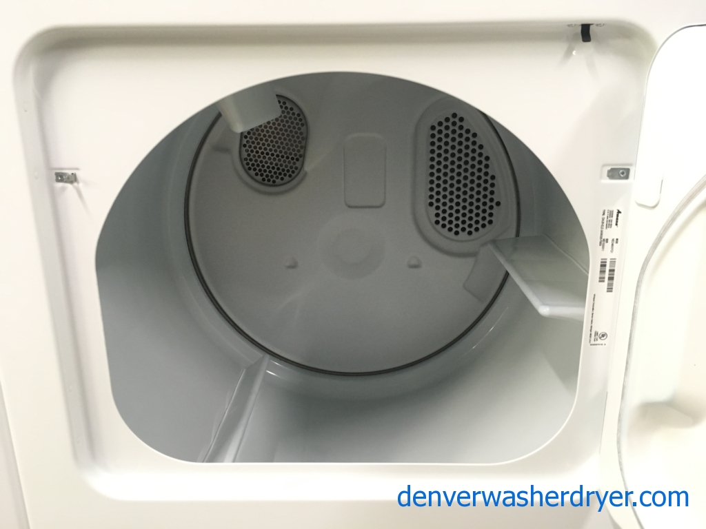 Amana Top-Load Washer and Dryer Set, HE, Agitator, Bleach Dispenser, Auto-Load Sensing, Quality Refurbished, 1-Year Warranty!