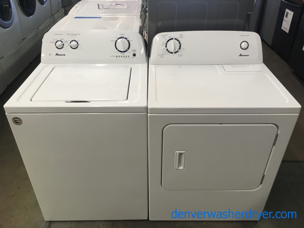 Whirlpool Top-Load Washer and Dryer Set, Agitator, Quality Refurbished, 1-Year Warranty!