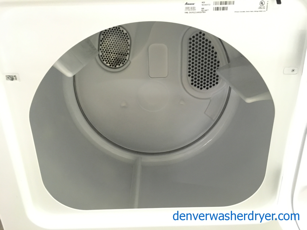 Amana Electric Dryer, 29″ Wide, 6.5 Cu.Ft. Capacity, Quality Refurbished, 1-Year Warranty!