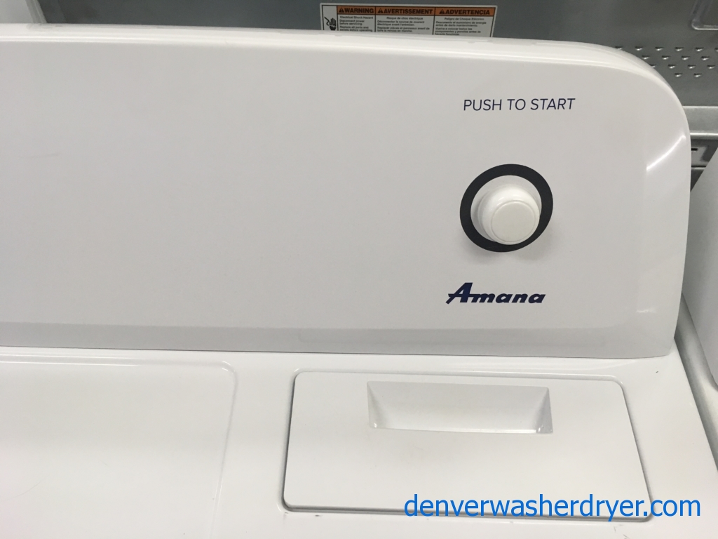 Amana Electric Dryer, 29″ Wide, 6.5 Cu.Ft. Capacity, Quality Refurbished, 1-Year Warranty!