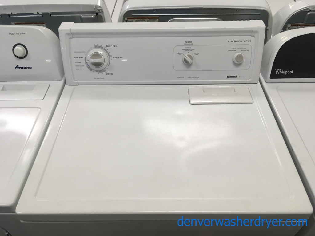 Kenmore 70 Series Dryer, Electric, 29″ Wide, 6.5 Cu.Ft. Capacity, Heavy-Duty, Quality Refurbished, 1-Year Warranty!