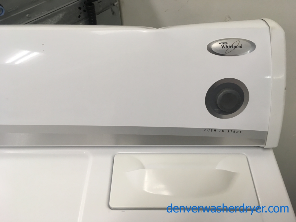 Whirlpool GAS Dryer, Automatic Dry, 29″ Wide, 6.5 Cu.Ft. Capacity, Quality Refurbished, 1-Year Warranty!