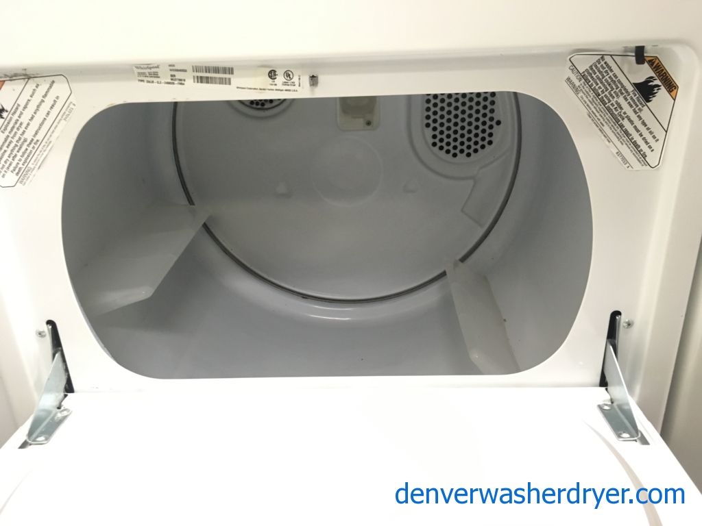 Whirlpool Washer and Dryer Set, Heavy-Duty, Agitator, Electric, Quality Refurbished, 1-Year Warranty!