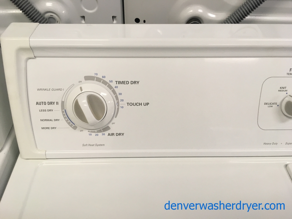 Kenmore 80 Series Washer and Dryer Set, Agitator, Electric, Quality Refurbished, 1-Year Warranty!
