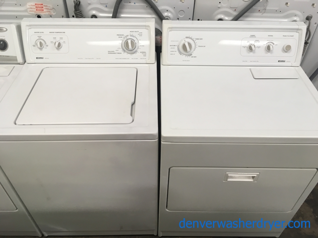 Kenmore 80 Series Washer and Dryer Set, Agitator, Electric, Quality Refurbished, 1-Year Warranty!