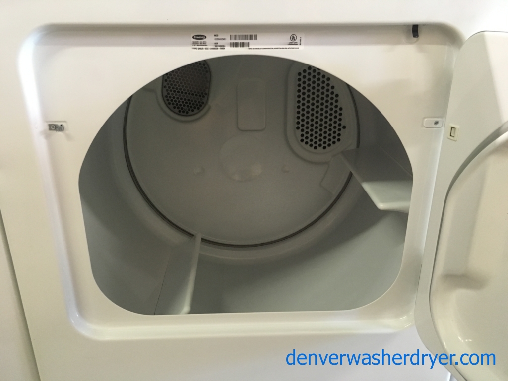 Crosley Top-Load Washer and Dryer Set, Agitator, Bleach Dispenser, Heavy-Duty, Quality Refurbished, 1-Year Warranty!