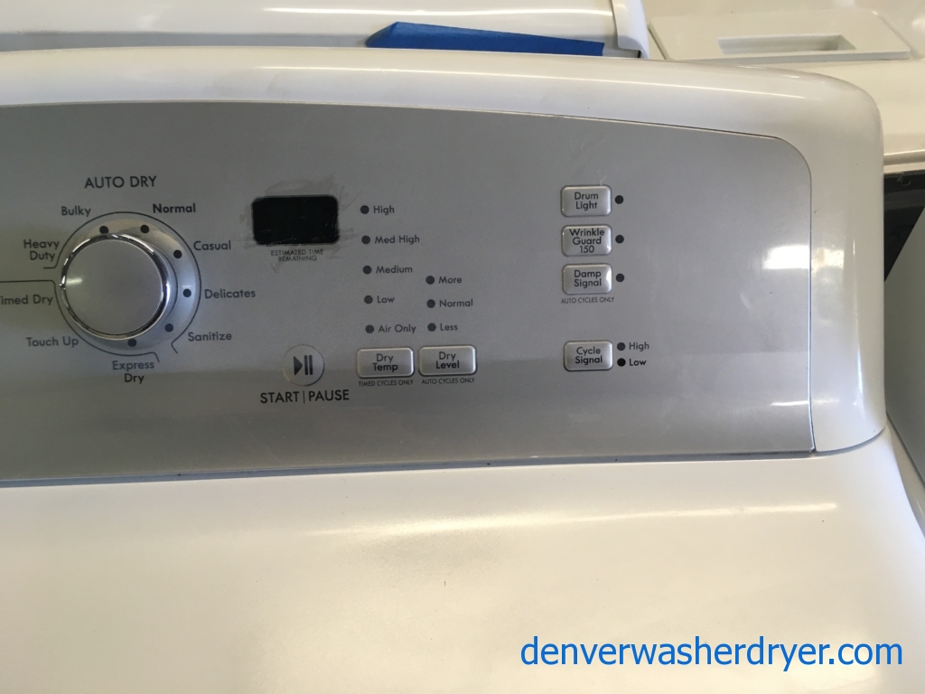 Kenmore Series 700 Washer and Dryer Set, HE, Deep Wash Cycle, Wrinkle Control Option, See-Through Doors, Quality Refurbished, 1-Year Warranty!