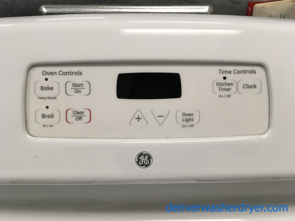 GE GAS Range, 4 Burners, White, Oven Light, Storage Drawer, Quality Refurbished, 1-Year Warranty!